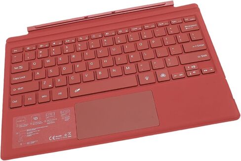 Magnetic Backlit Keyboard Multi Touchpad Wireless Tablet Keyboard for Pro 3 4 5 6 7, Colorful Backlight, Rechargeable, for Daily Work and Entertainment (Black) in Saudi Arabia