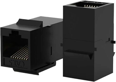 CAT7 CAT6A CAT6 Coupler RJ45 Shielded Coupler, Shielded Female to Female RJ45 Straight Coupler(6 pcs,CAT6 STP) in Saudi Arabia