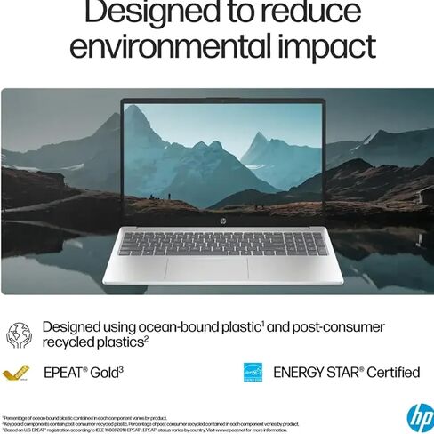 الكمبيوتر المحمول HP 15.6 الرائد الذي يعمل باللمس - 15.6 بوصة بدقة Full HD • AMD Ryzen 7 7730U (حتى 4.5 جيجا هرتز) • كاميرا ويب عالية الدقة • Win 11 pro • WiFi 6 • للأعمال والطلاب • مع ملحق • فضي (ذاكرة الوصول العشوائي سعة 32 جيجابايت، محرك أقراص SSD سعة  in Kuwait