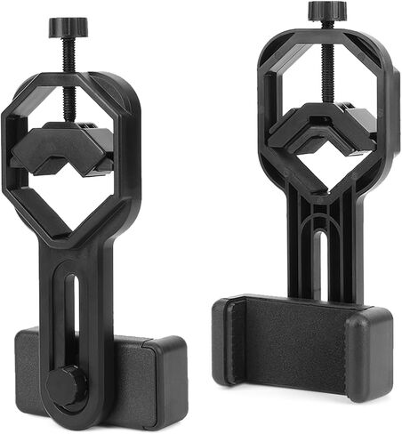 CHICIRIS Binoculars Mobile Phone Bracket Adjustable Plastic Black for Sighting Telescopes Bracket for Bird Watchers in Saudi Arabia