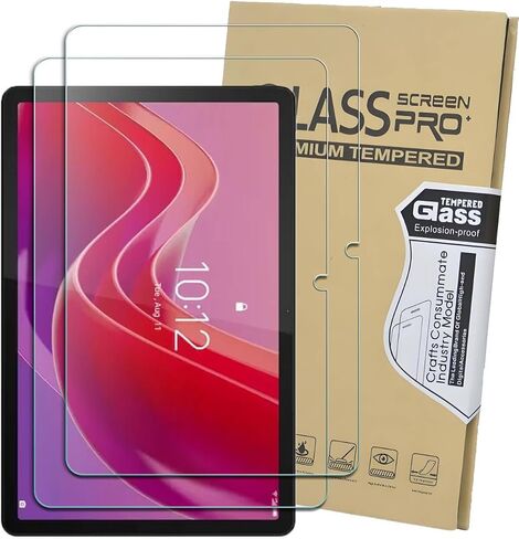 2 Pack Tempered Glass Screen Protector for Lenovo Idea Tab 11" 2025 TB330FU / Lenovo Tab M11 / Tab K11 LTE 11" 2024, 9H Hardness -Scratch Resistant in Saudi Arabia