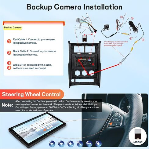 [Qualcomm 8 Core] راديو السيارة لسيارة جيب ليبرتي 2008-2011 مع CarPlay Android Auto اللاسلكي، Volxcereo 4G+64G 10.1 بوصة تعمل باللمس Android Car Stereo، WiFi/GPS، بلوتوث، FM/RDS، DSP، SWC in Saudi Arabia