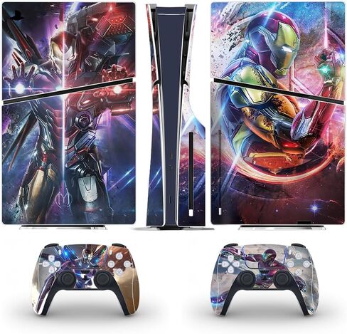 PEYANZ Ｐ.S.5 Skin for Console(Disk Edition) and Controllers Vinyl Sticker, Durable, Scratch Resistant, Bubble-Free in Saudi Arabia