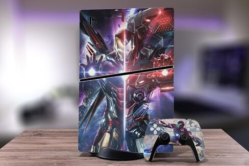 PEYANZ Ｐ.S.5 Skin for Console(Disk Edition) and Controllers Vinyl Sticker, Durable, Scratch Resistant, Bubble-Free in Saudi Arabia
