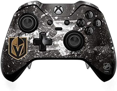Skinit Decal Gaming Skin Compatible with Xbox One Elite Controller - Officially Licensed NHL Vegas Golden Knights Frozen Design in Saudi Arabia