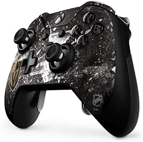 Skinit Decal Gaming Skin Compatible with Xbox One Elite Controller - Officially Licensed NHL Vegas Golden Knights Frozen Design in Saudi Arabia