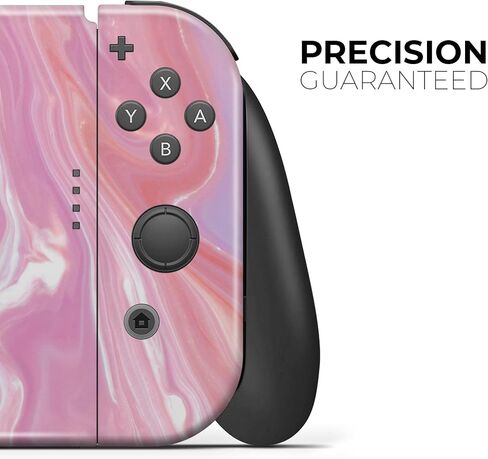 Design Skinz - Compatible with Nintendo DSi XL - Skin Decal Protective Scratch-Resistant Removable Vinyl Wrap Cover - Marbleized Pink Paradise in Saudi Arabia