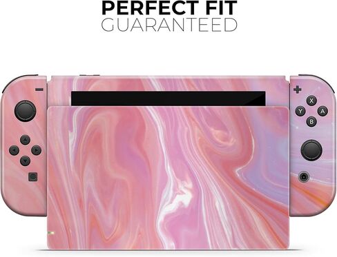 Design Skinz - Compatible with Nintendo DSi XL - Skin Decal Protective Scratch-Resistant Removable Vinyl Wrap Cover - Marbleized Pink Paradise in Saudi Arabia