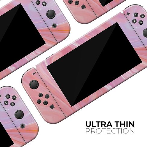 Design Skinz - Compatible with Nintendo DSi XL - Skin Decal Protective Scratch-Resistant Removable Vinyl Wrap Cover - Marbleized Pink Paradise in Saudi Arabia