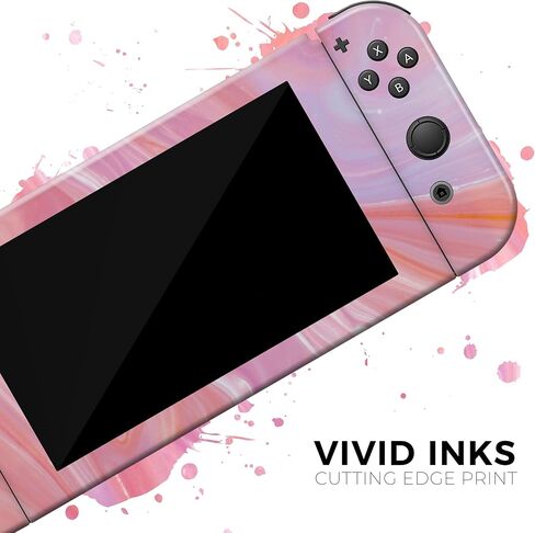 Design Skinz - Compatible with Nintendo DSi XL - Skin Decal Protective Scratch-Resistant Removable Vinyl Wrap Cover - Marbleized Pink Paradise in Saudi Arabia