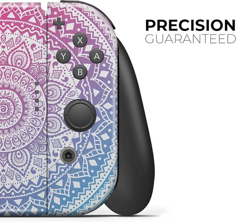 Design Skinz - متوافق مع Nintendo DSi XL - غطاء حماية من الفينيل مقاوم للخدش وقابل للإزالة - دائرة صبغ هندية عرقية in Saudi Arabia