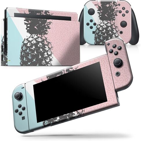 Design Skinz - متوافق مع Nintendo DSi XL - غطاء حماية من الفينيل مقاوم للخدش وقابل للإزالة - مرجاني نعناع صيفي أناناس v1 in Saudi Arabia