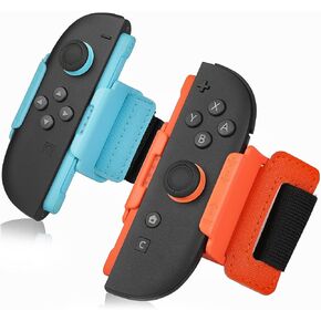 JoyHood Leg Strap for Switch/Switch OLED Joy-Con Controller, Game Accessories compatible with Switch Sports Play Soccer/Ring Fit Adventure, Adjustable Elastic Switch Leg Straps for Adults & Kids in Kuwait