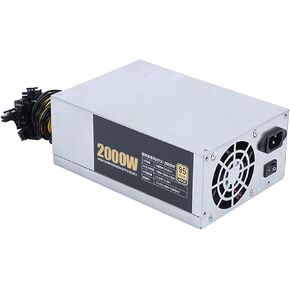 3200 واط/2600 واط/2400 واط/2000 واط ETH مزود طاقة لآلة التعدين 2U 10x6pin كفاءة 95% تدعم وحدة معالجة الرسومات المتعددة لتعدين البيتكوين (3200 واط) in Kuwait