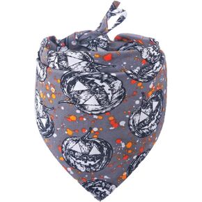 KZHAREEN Halloween Dog Bandana ذو وجهين مثلث المرايل إكسسوارات وشاح للكلاب والقطط والحيوانات الأليفة الصغيرة in Kuwait