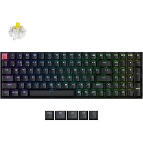 Keychron K4 96٪ تخطيط 100 مفتاح بلوتوث لاسلكي 5.1 / لوحة مفاتيح USB سلكية للألعاب الميكانيكية مع Gateron G Pro Red Switch RGB الخلفية N-Key Rollover لنظام التشغيل Mac Windows PC-الإصدار 2 in Kuwait