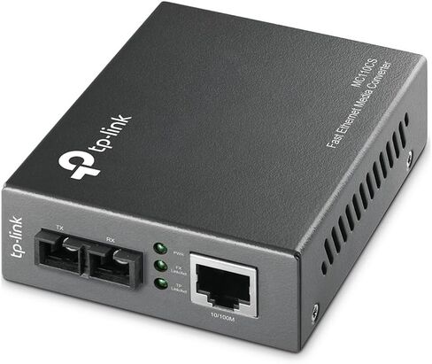 محول الوسائط الليفية TP-Link Fast Ethernet SFP إلى RJ45 | محول الألياف إلى إيثرنت | منفذ RJ45 بسرعة 10/100 ميجا بت في الثانية إلى ألياف أحادية الوضع 100Base-FX (MC110CS) in Kuwait
