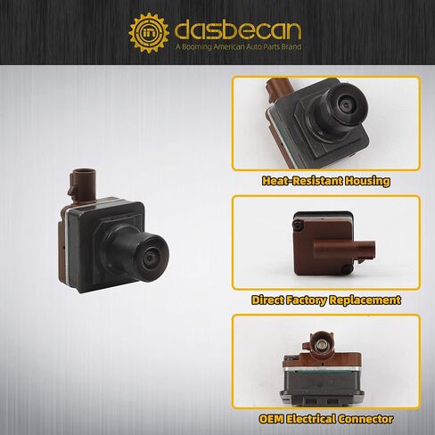 كاميرا احتياطية للرؤية الخلفية من Dasbecan PJ7Z-19G490-B متوافقة مع Ford F150 2021-2023 F150 Lightning Expedition Lincoln Navigator 2022-2023 استبدل PJ7Z19G490B in Saudi Arabia