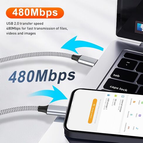 كابل USB C إلى L 3Pack 4FT، كابل شاحن سريع لهاتف Apple iPhone، سلك طاقة متين من النايلون المضفر من النوع C شحن سريع لهاتف iPhone 14 13 12 11 Pro Max Xr Xs 8 7 6 Plus والمزيد، أحمر in Saudi Arabia