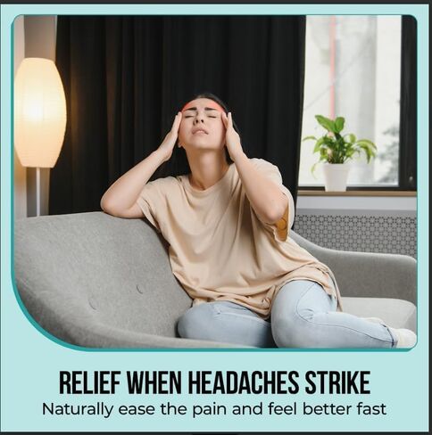 مكمل لتخفيف الصداع النصفي - كبسولات جذر الزبدة والريبوفلافين والمغنيسيوم والينسون خالية من PA - مزيج فريد من نوعه من مكملات الصداع النصفي الأصلية من Mind Ease يوفر الوقاية من الصداع النصفي - 60 قطعة in Kuwait