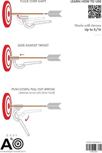 Arrow Puller & Remover Tool for Archery Targets, Hunting, Youth Summer Camp, School Programs & Target Practice, Premium Arrow Gripper for Kids & Adults in Saudi Arabia