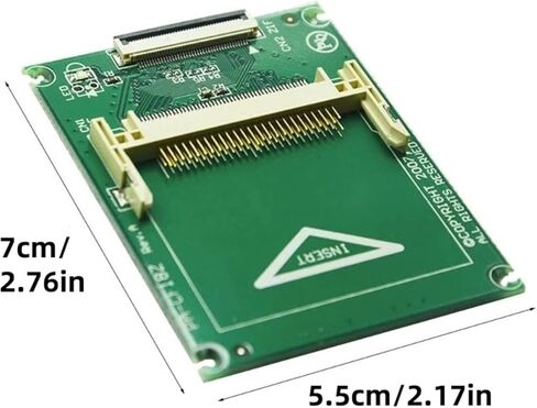 50-Pin CF إلى 40-Pin ZIF CE بطاقة محول القرص الصلب دعم ماكس 32 جيجابايت CF بطاقة ذاكرة فلاش خالية من الضوضاء لأنظمة Mini-ITX in Kuwait