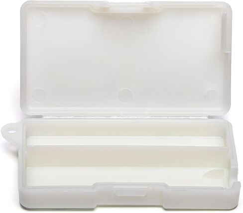 Generic قطاعة زاحفة وحامل طعم لصيد الأسماك الدودية، صناعة أمريكية، بلاستيك ممتاز مع مقصورات، يناسب صندوق الأدوات، أبيض in Saudi Arabia