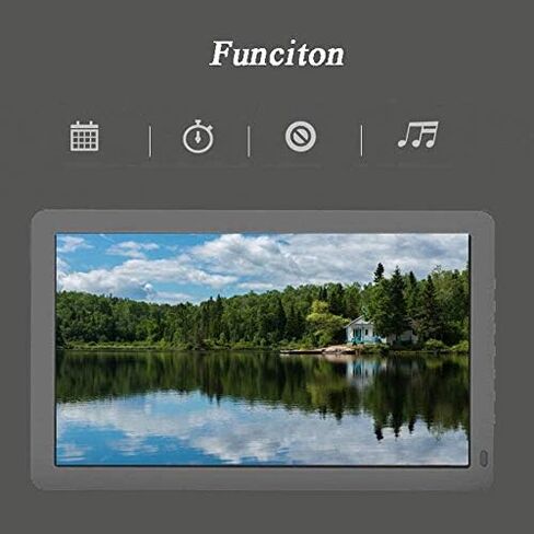 21.5 Inch Digital Picture Frame, Full HD 1920x1080 IPS Display, Auto Rotate, Music, Calendar, Alarm, Timer in Saudi Arabia