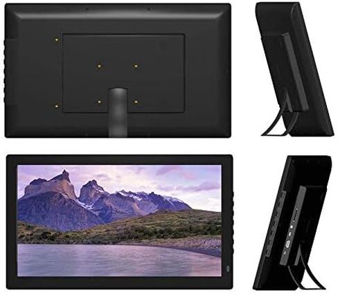 21.5 Inch Digital Picture Frame, Full HD 1920x1080 IPS Display, Auto Rotate, Music, Calendar, Alarm, Timer in Saudi Arabia