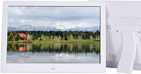 12-inch Digital Photo Frame - 1280x800 Full HD IPS Screen, with Remote Control, Supports USB and SD Card. in Saudi Arabia