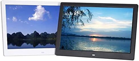 12-inch Digital Photo Frame - 1280x800 Full HD IPS Screen, with Remote Control, Supports USB and SD Card. in Saudi Arabia