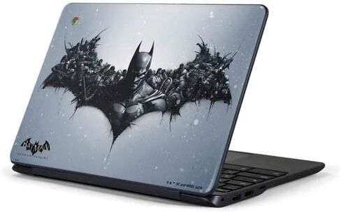 Skinit Decal Laptop Skin Compatible with Samsung Chromebook 3 11.6in 500c13-k01 - Officially Licensed Warner Bros Batman Arkham Logo Design in Saudi Arabia