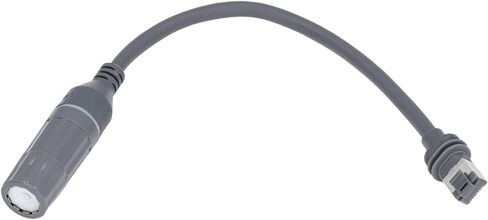 محول plplaaoo SPX ذكر إلى RJ45 أنثى محول إيثرنت عالي السرعة 1200 ميجابت في الثانية للقمر الصناعي المستطيل Gen3 V3 مع سلك نحاسي 26AWG تصنيف IP67 in Saudi Arabia