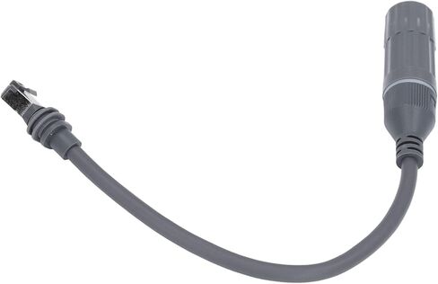 محول plplaaoo SPX ذكر إلى RJ45 أنثى محول إيثرنت عالي السرعة 1200 ميجابت في الثانية للقمر الصناعي المستطيل Gen3 V3 مع سلك نحاسي 26AWG تصنيف IP67 in Saudi Arabia