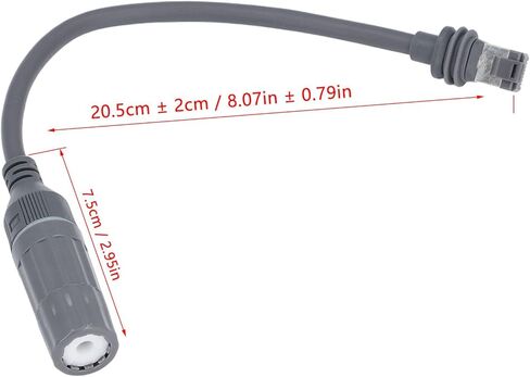محول plplaaoo SPX ذكر إلى RJ45 أنثى محول إيثرنت عالي السرعة 1200 ميجابت في الثانية للقمر الصناعي المستطيل Gen3 V3 مع سلك نحاسي 26AWG تصنيف IP67 in Saudi Arabia