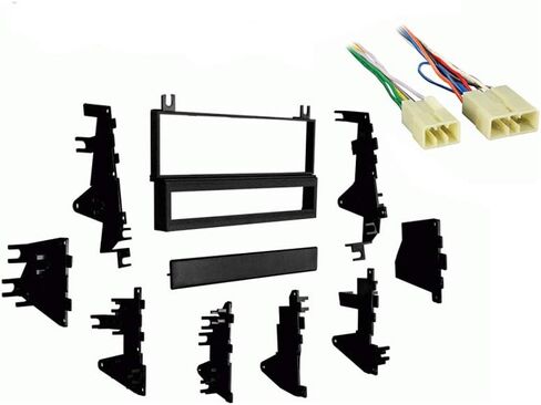 Harmony Audio Compatible with Toyota T100 1993 1994 1995 1996 1997 1998 Single DIN Stereo Harness Radio Install Dash Kit Package in Saudi Arabia
