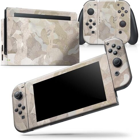Design Skinz - متوافق مع Nintendo DSi XL - غطاء حماية من الفينيل مقاوم للخدش وقابل للإزالة - تمويه صحراوي V2 in Saudi Arabia