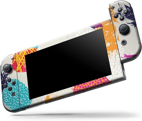 Design Skinz - متوافق مع Nintendo DSi XL - غطاء حماية من الفينيل قابل للإزالة ومقاوم للخدش - Retro Summer Pineapple v2 in Saudi Arabia