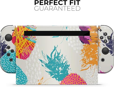 Design Skinz - متوافق مع Nintendo DSi XL - غطاء حماية من الفينيل قابل للإزالة ومقاوم للخدش - Retro Summer Pineapple v2 in Saudi Arabia