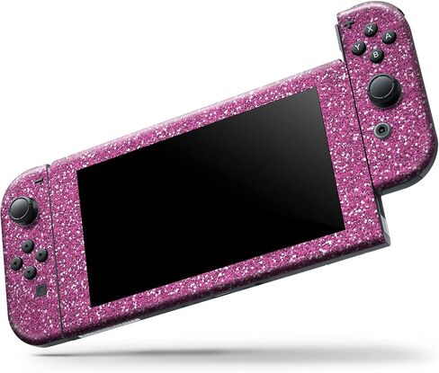 Design Skinz - Compatible with Nintendo DSi XL - Skin Decal Protective Scratch-Resistant Removable Vinyl Wrap Cover - Sparkling Pink Ultra Metallic Glitter in Saudi Arabia