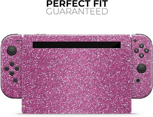 Design Skinz - Compatible with Nintendo DSi XL - Skin Decal Protective Scratch-Resistant Removable Vinyl Wrap Cover - Sparkling Pink Ultra Metallic Glitter in Saudi Arabia