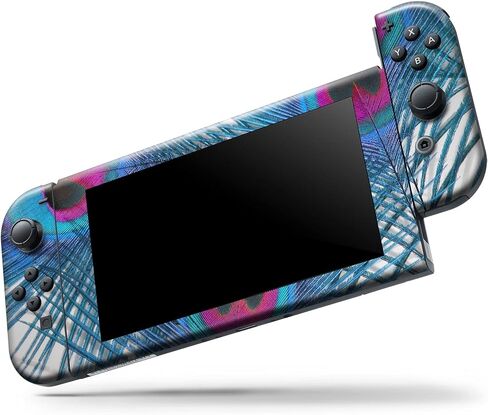 Design Skinz - متوافق مع Nintendo DSi XL - غطاء حماية من الفينيل قابل للإزالة ومقاوم للخدش - طاووس أزرق in Saudi Arabia