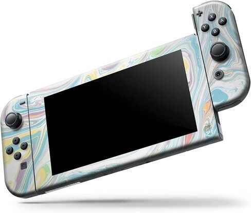 Design Skinz - متوافق مع Nintendo DSi XL - غطاء حماية من الفينيل مقاوم للخدش وقابل للإزالة - ألوان حلوى رخامية دوامة in Saudi Arabia