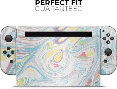 Design Skinz - متوافق مع Nintendo DSi XL - غطاء حماية من الفينيل مقاوم للخدش وقابل للإزالة - ألوان حلوى رخامية دوامة in Saudi Arabia