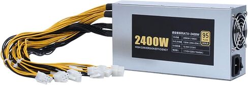 3200 واط/2600 واط/2400 واط/2000 واط ETH مزود طاقة لآلة التعدين 2U 10x6pin كفاءة 95% تدعم وحدة معالجة الرسومات المتعددة لتعدين البيتكوين (3200 واط) in Kuwait