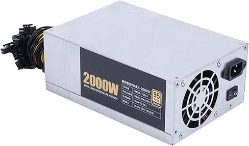 3200 واط/2600 واط/2400 واط/2000 واط ETH مزود طاقة لآلة التعدين 2U 10x6pin كفاءة 95% تدعم وحدة معالجة الرسومات المتعددة لتعدين البيتكوين (3200 واط) in Kuwait