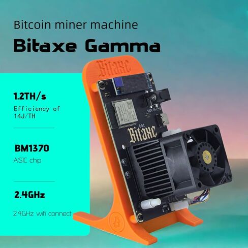 Bitcoins Miner 1.2TH/s Bit Gamma 601 Solo Miner BM1370 Asic Chip 2.4G WiFi 18W/TH BTC Lottery Crypto Miner مع S21 Pro Asic Bitcoins آلة التعدين مايكرو صامت الاستخدام المنزلي in Kuwait