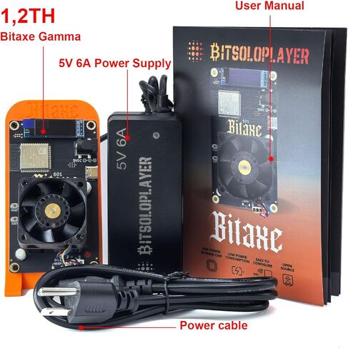 Bitcoins Miner 1.2TH/s Bit Gamma 601 Solo Miner BM1370 Asic Chip 2.4G WiFi 18W/TH BTC Lottery Crypto Miner مع S21 Pro Asic Bitcoins آلة التعدين مايكرو صامت الاستخدام المنزلي in Kuwait
