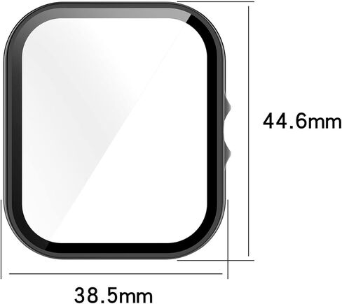 3Pack - Compatible with Amazfit GTS3 Smart Watch Case Built in Tempered Glass Screen Protector Shockproof Hard Electroplate PC Bumper Case Watch Accessories, with Screen Tempered Film in Saudi Arabia