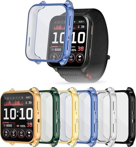 واقي شاشة للساعة مكون من 6 قطع لساعة Garmin Venu X1، حافظة ساعة ناعمة من مادة TPU غطاء حماية كامل للساعة الذكية Garmin Venu X1 in Kuwait